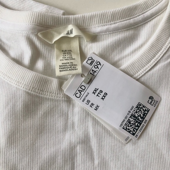H&M ribbed t shirts - Picture 2 of 3